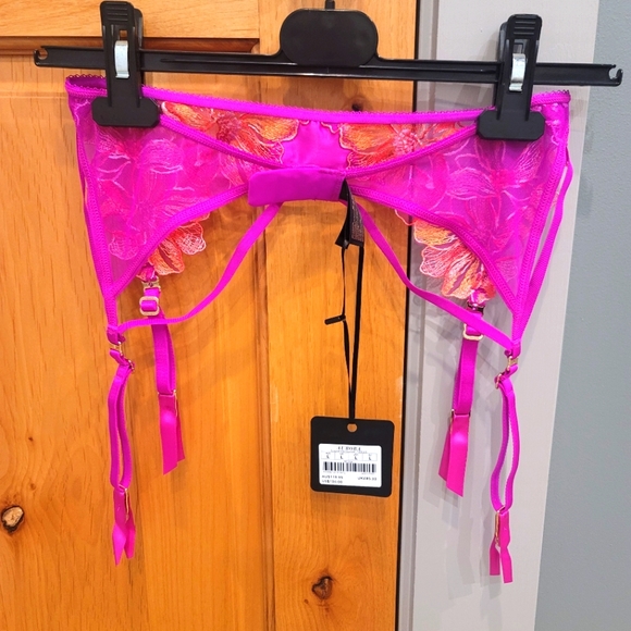 Honey Birdette Aurora Sunset Suspender Size Large - Picture 2 of 3